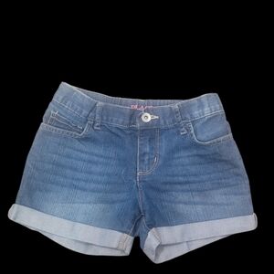 The Children's Place Girl's Blue Denim Shorts